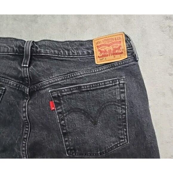 Levi's 501 S xx Mens Black Broken In Denim Jeans 34 X 28, See Photos, Read - Picture 8 of 11